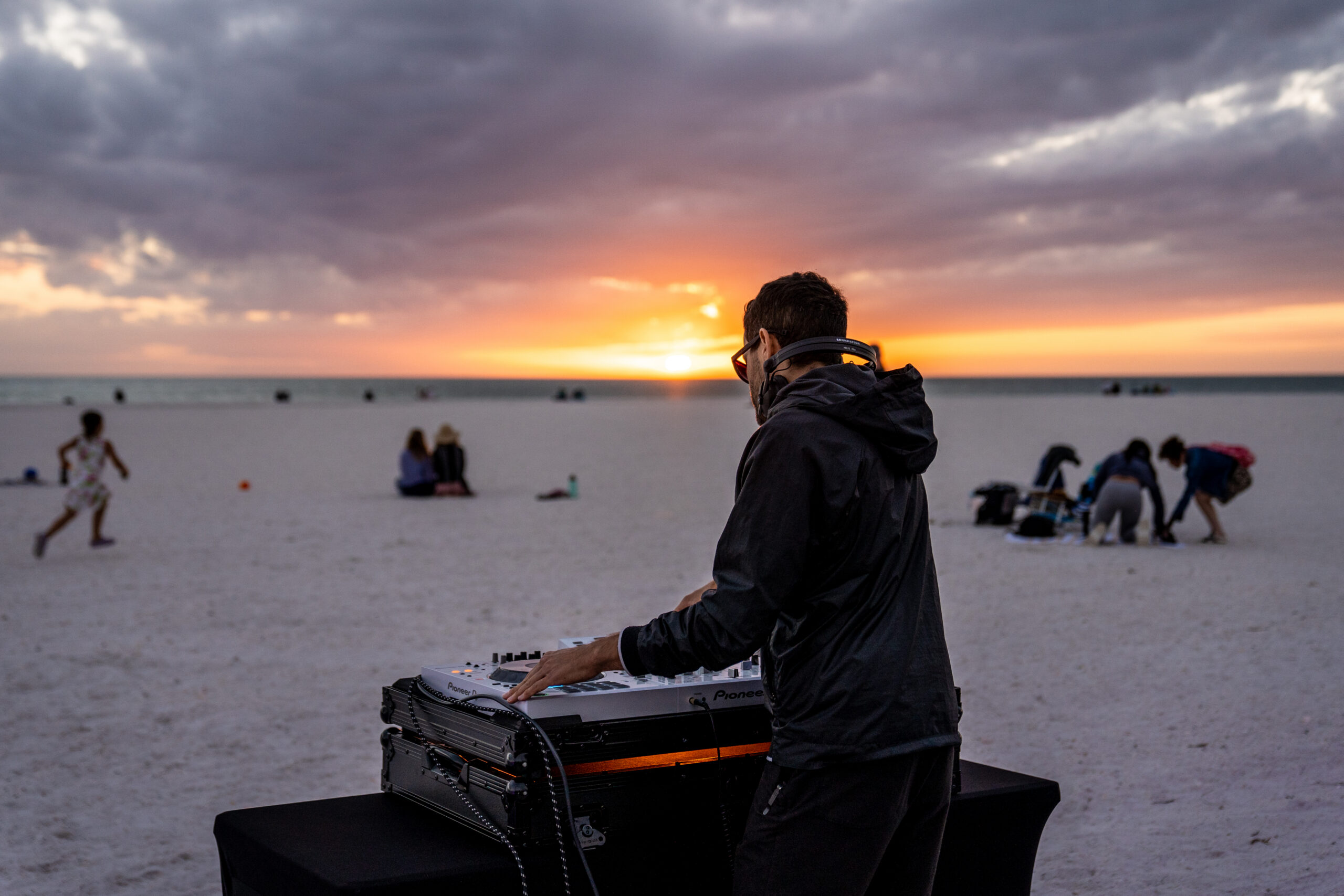 Sunset DJ in Siesta Key, FL